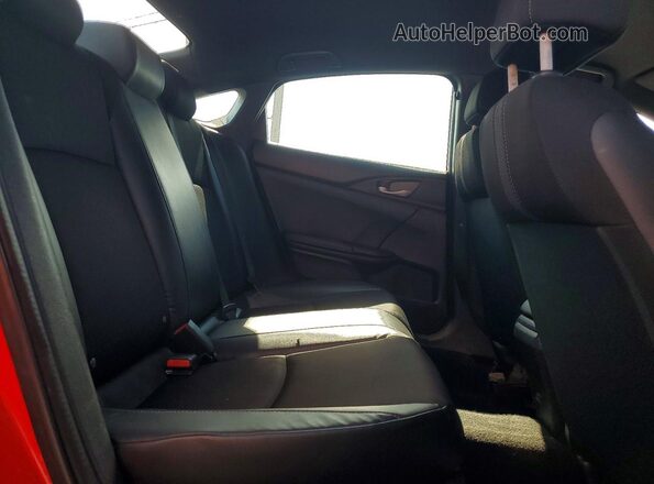 2HGFC2F8XKH548579 2019 HONDA CIVIC Red Widok tylnych siedzeń