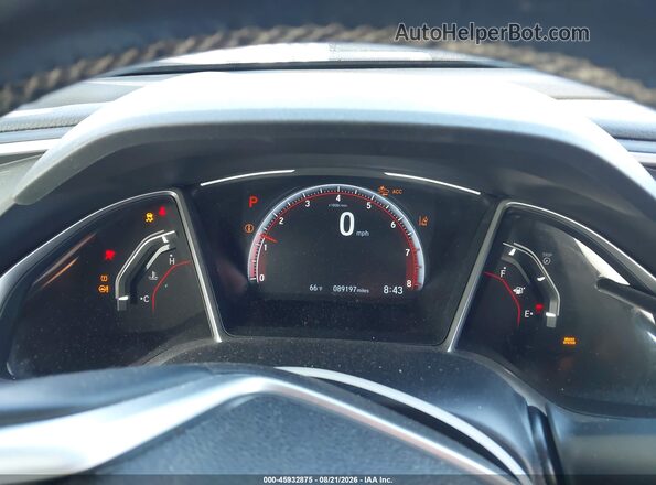 2HGFC2F8XKH600714 2019 HONDA CIVIC Silver Vista de los asientos traseros