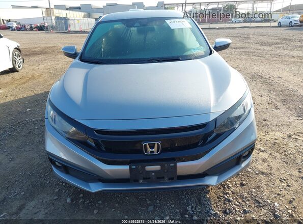 2HGFC2F8XKH600714 2019 HONDA CIVIC Silver Vista interior trasera