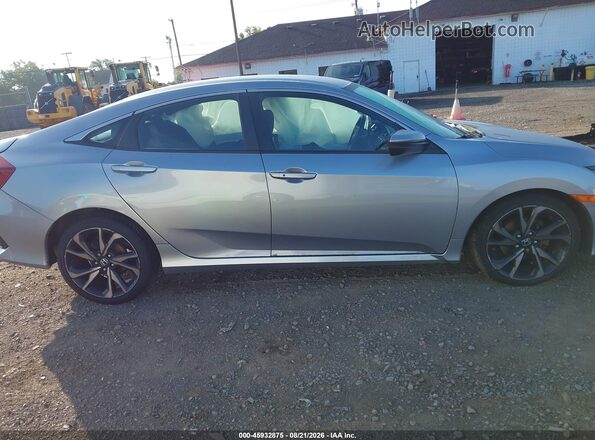 2HGFC2F8XKH600714 2019 HONDA CIVIC Silver Vista interior de 360 grados
