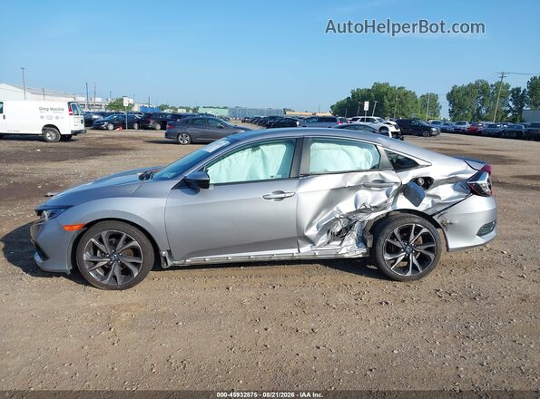2HGFC2F8XKH600714 2019 HONDA CIVIC Silver 