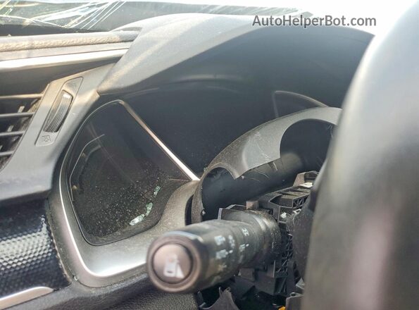 2HGFC2F8XLH035608 2020 HONDA CIVIC Black Սարքավորումների վահանակի տեսք