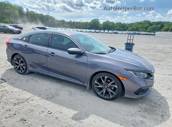2HGFC2F8XLH502560 2020 HONDA CIVIC Gray Przód prawy