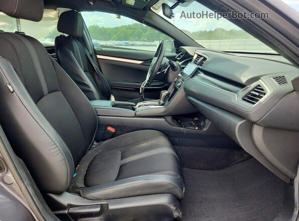 2HGFC2F8XLH502560 2020 HONDA CIVIC Gray Widok wnętrza z przodu