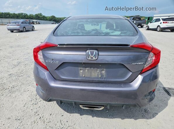 2HGFC2F8XLH502560 2020 HONDA CIVIC Gray Widok z tyłu