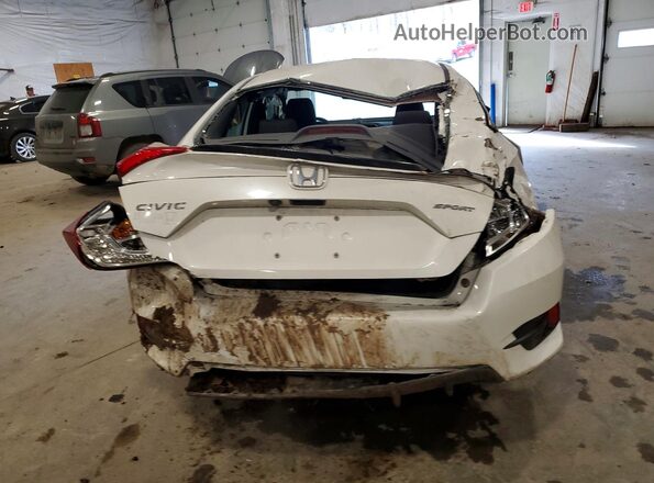 2HGFC2F8XLH506401 2020 HONDA CIVIC White Вид ззаду