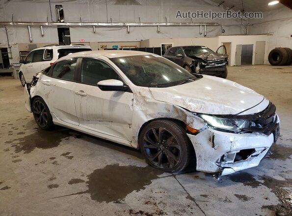 2HGFC2F8XLH506401 2020 HONDA CIVIC White Передня права чверть