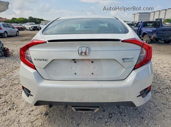 2HGFC2F8XLH514725 2020 HONDA CIVIC White Հետևի տեսք
