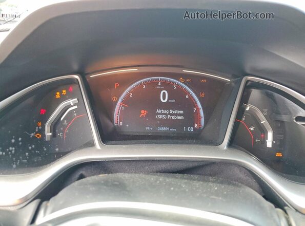 2HGFC2F8XLH514725 2020 HONDA CIVIC White Սարքավորումների վահանակի տեսք