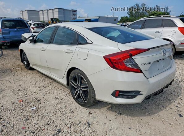 2HGFC2F8XLH514725 2020 HONDA CIVIC White Հետևի ձախ
