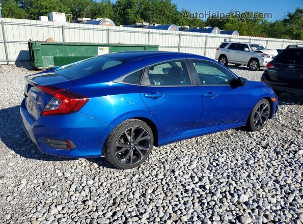 2HGFC2F8XLH527698 2020 HONDA CIVIC Blue Задня права чверть