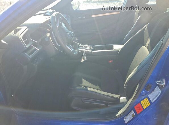 2HGFC2F8XLH527698 2020 HONDA CIVIC Blue Вид салону спереду