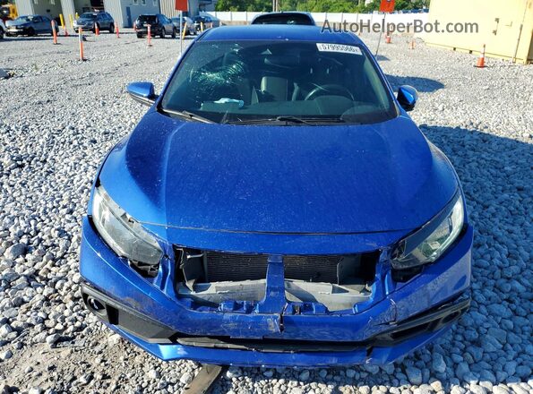 2HGFC2F8XLH527698 2020 HONDA CIVIC Blue Вид спереду