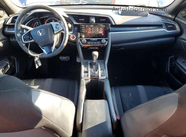 2HGFC2F8XLH527698 2020 HONDA CIVIC Blue Вид панелі приладів