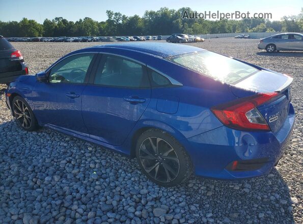2HGFC2F8XLH527698 2020 HONDA CIVIC Blue Задня ліва чверть