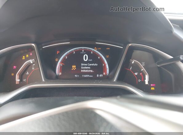 2HGFC2F8XLH569434 2020 HONDA CIVIC Blue Հետևի նստատեղերի տեսք