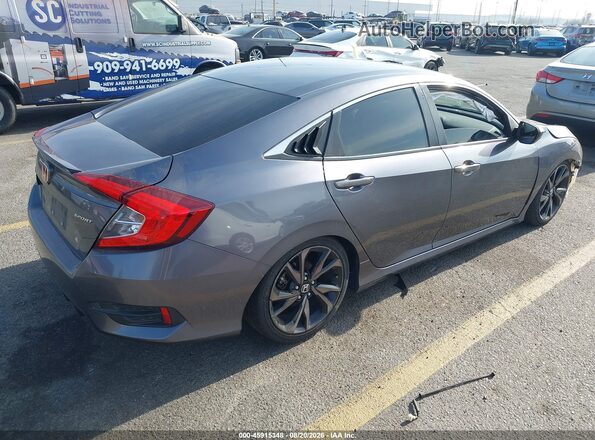 2HGFC2F8XLH569434 2020 HONDA CIVIC Blue Հետևի աջ