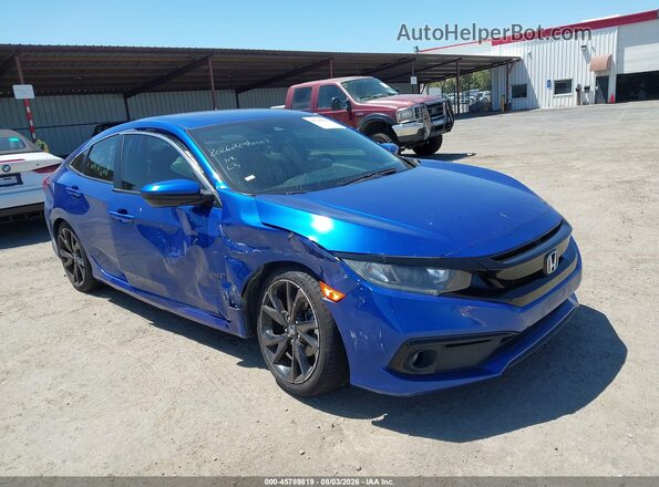 2HGFC2F8XLH596245 2020 HONDA CIVIC Blue Դիմացի տեսք