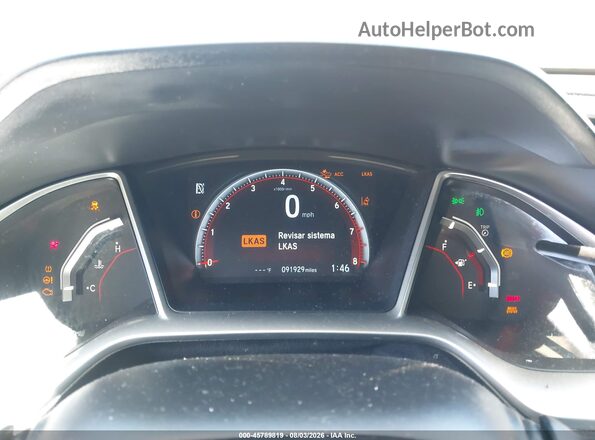 2HGFC2F8XLH596245 2020 HONDA CIVIC Blue Հետևի նստատեղերի տեսք