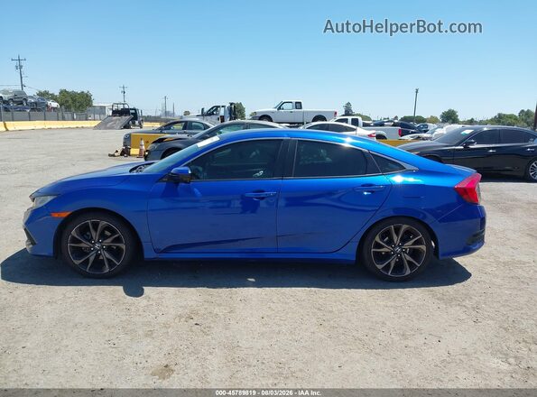 2HGFC2F8XLH596245 2020 HONDA CIVIC Blue Սալոնի հետևի տեսք