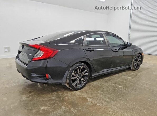 2HGFC2F8XMH503693 2021 HONDA CIVIC Black Trasero derecho