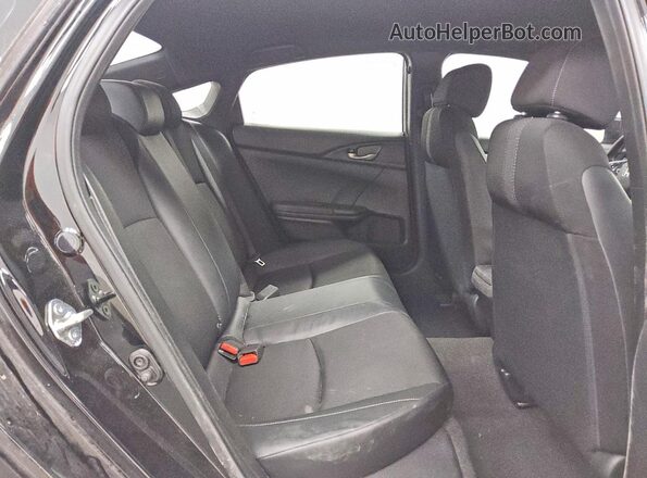 2HGFC2F8XMH503693 2021 HONDA CIVIC Black Vista de los asientos traseros