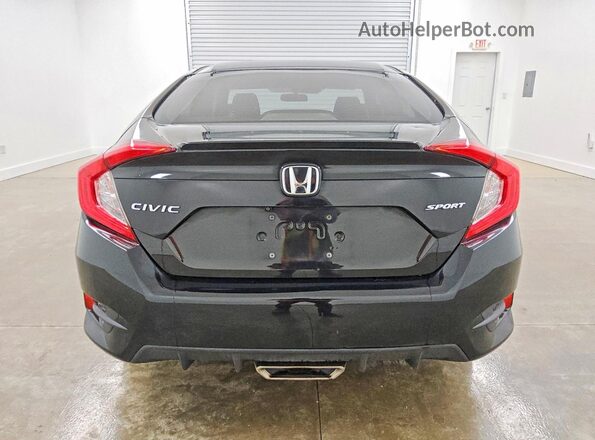 2HGFC2F8XMH503693 2021 HONDA CIVIC Black Vista trasera