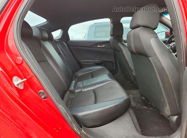 2HGFC2F8XMH513317 2021 HONDA CIVIC Red Հետևի նստատեղերի տեսք