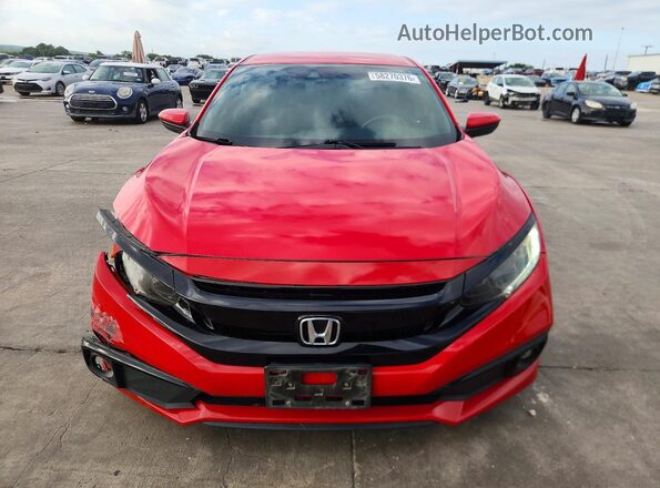 2HGFC2F8XMH556328 2021 HONDA CIVIC Red წინა ხედი