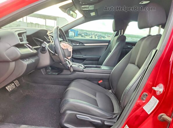 2HGFC2F8XMH556328 2021 HONDA CIVIC Red წინა სალონის ხედი