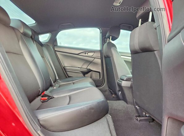 2HGFC2F8XMH556328 2021 HONDA CIVIC Red უკანა სავარძლების ხედი