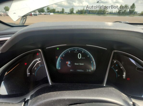 2HGFC3A34HH450366 2021 HONDA CIVIC White ხელსაწყოთა პანელის ხედი