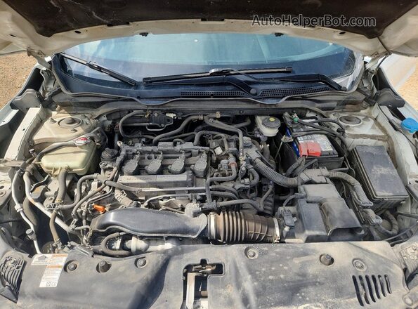 2HGFC3A34HH450366 2021 HONDA CIVIC White უკანა სალონის ხედი