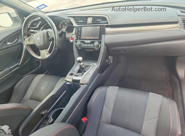 2HGFC3A50HH752738 2017 HONDA CIVIC White წინა პანელის ხედი