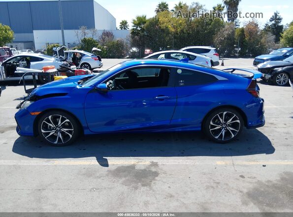 2HGFC3A51JH756352 2018 HONDA CIVIC Blue 