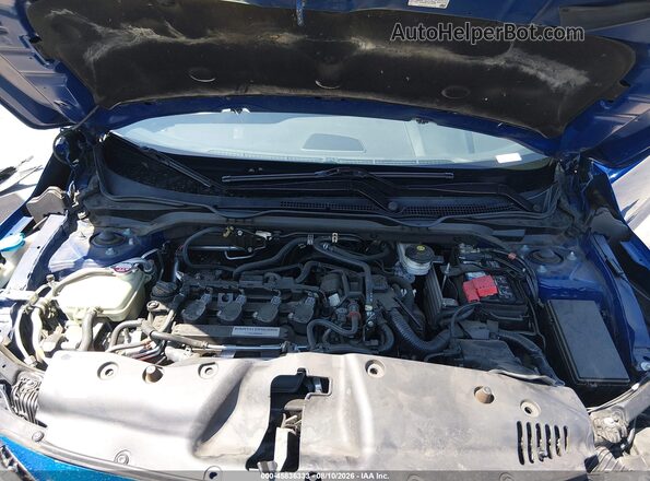 2HGFC3A51JH756352 2018 HONDA CIVIC Blue უკანა ხედი