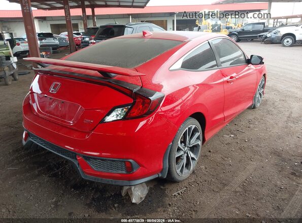 2HGFC3A52HH752448 2017 HONDA CIVIC Red Trasero derecho