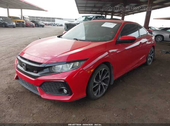 2HGFC3A52HH752448 2017 HONDA CIVIC Red Vista tres cuartos delantera izquierda