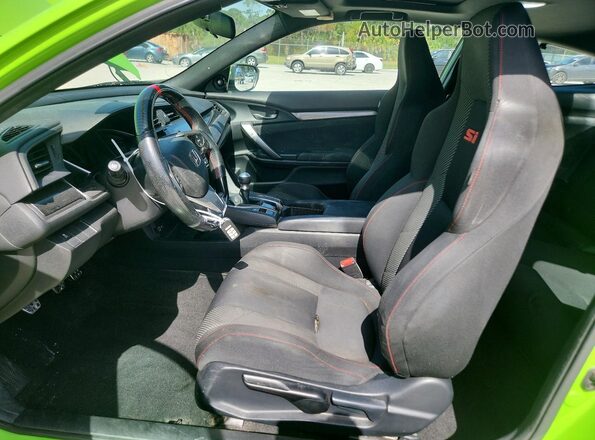 2HGFC3A53HH750062 2017 HONDA CIVIC Green Widok wnętrza z przodu