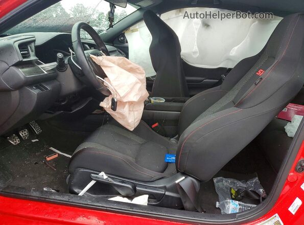 2HGFC3A53JH751931 2018 HONDA CIVIC Red Front interior view
