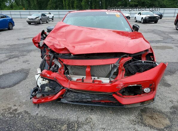 2HGFC3A53JH751931 2018 HONDA CIVIC Red Front view