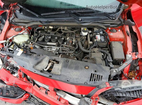 2HGFC3A53JH751931 2018 HONDA CIVIC Red Rear interior view
