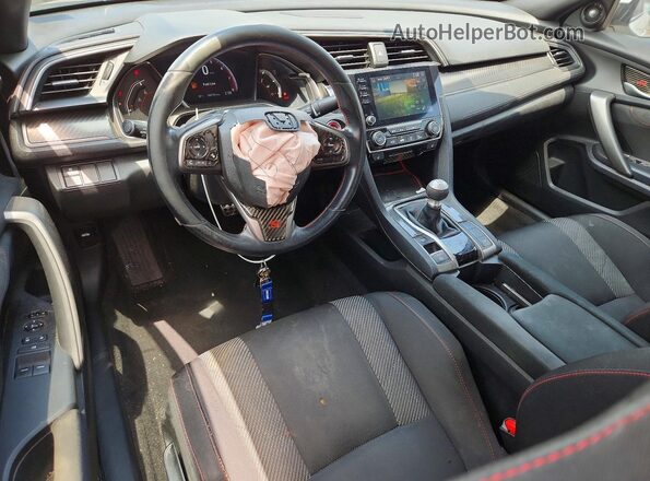 2HGFC3A54KH754662 2019 HONDA CIVIC White Widok deski rozdzielczej