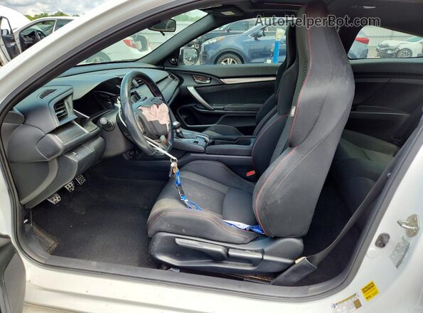 2HGFC3A54KH754662 2019 HONDA CIVIC White Widok wnętrza z przodu