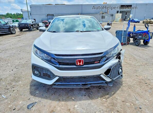 2HGFC3A54KH754662 2019 HONDA CIVIC White Widok z przodu