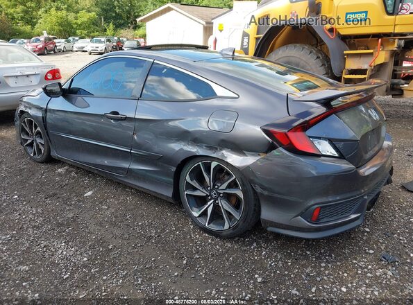2HGFC3A55HH754727 2017 HONDA CIVIC Black Rear left