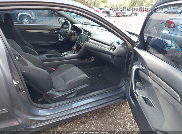 2HGFC3A55HH754727 2017 HONDA CIVIC Black Front interior view