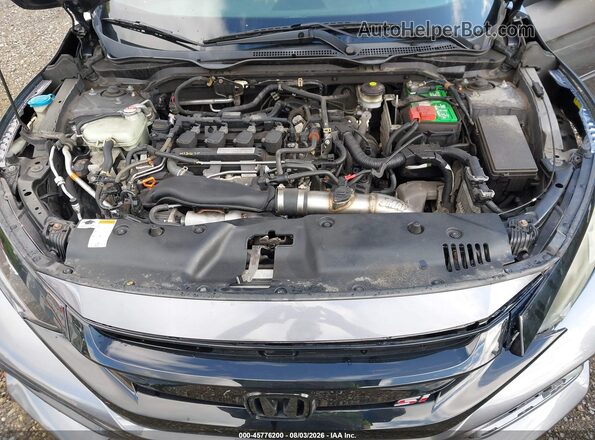 2HGFC3A55HH754727 2017 HONDA CIVIC Black Rear view