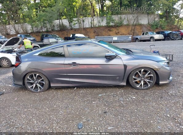 2HGFC3A55HH754727 2017 HONDA CIVIC Black Rear interior view
