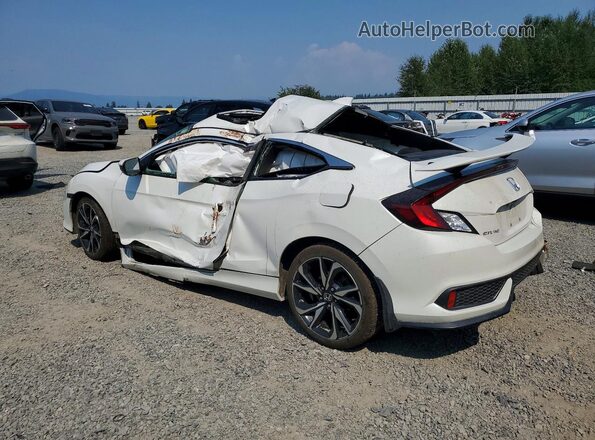 2HGFC3A55KH750085 2019 HONDA CIVIC White Rear left